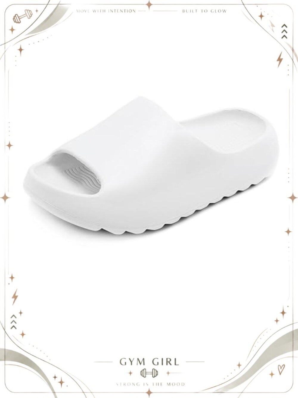 Cloud Slides Open Toe Arch Support Recovery Slippers Lightweight EVA Unisex